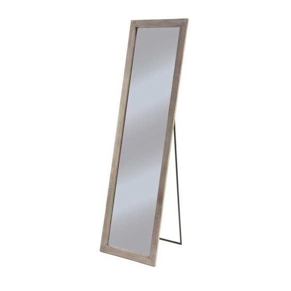 Tripar International Inc Tripar International 19602 Natural Wood Floor Mirror; Brown - Glass & Wood - Vertical 19602